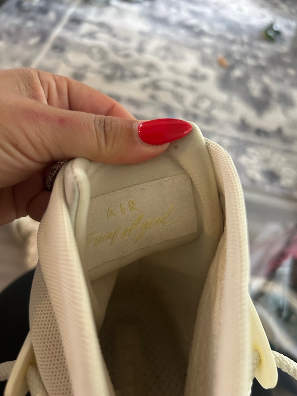 Nike Air Fear Of God 1 High-Top Sneakers in Sail White Sz US 11 - Picture 11 of 12